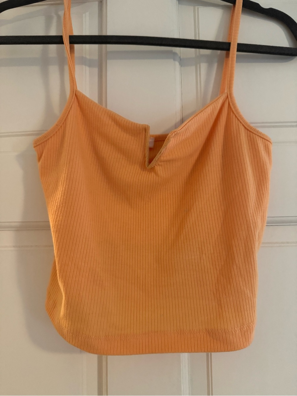Ardene Ribbed Spaghetti Strap Camisole - Peach